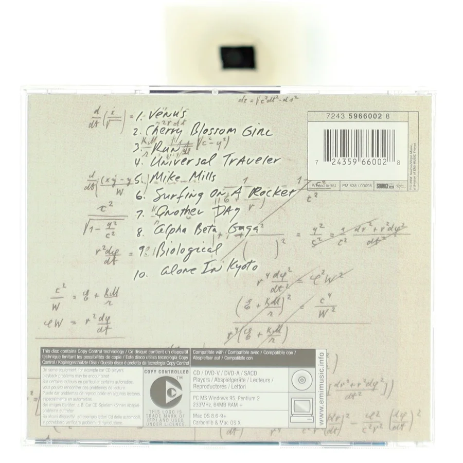 Musik CD, Talkie Walkie'af bandet Air.