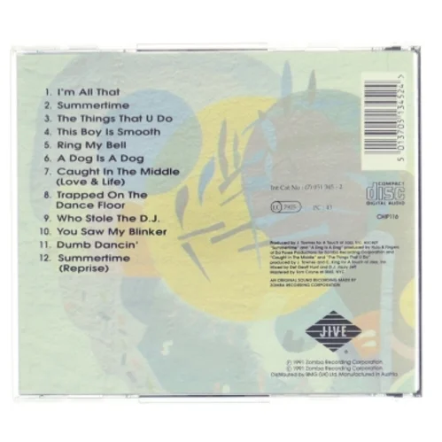 DJ Jazzy Jeff & The Fresh Prince - Homebase CD fra Zomba Recording Corporation