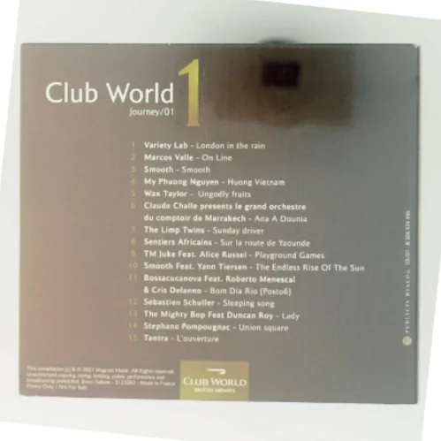 Club World Promo CD fra British Airways