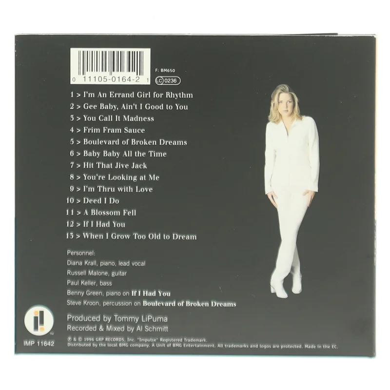 Diana Krall CD - 'All for You'
