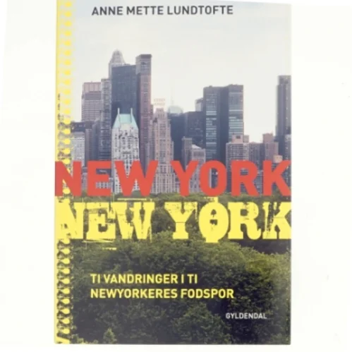 New York, New York : ti vandringer i newyorkernes fodspor af Anne Mette Lundtofte (Bog)