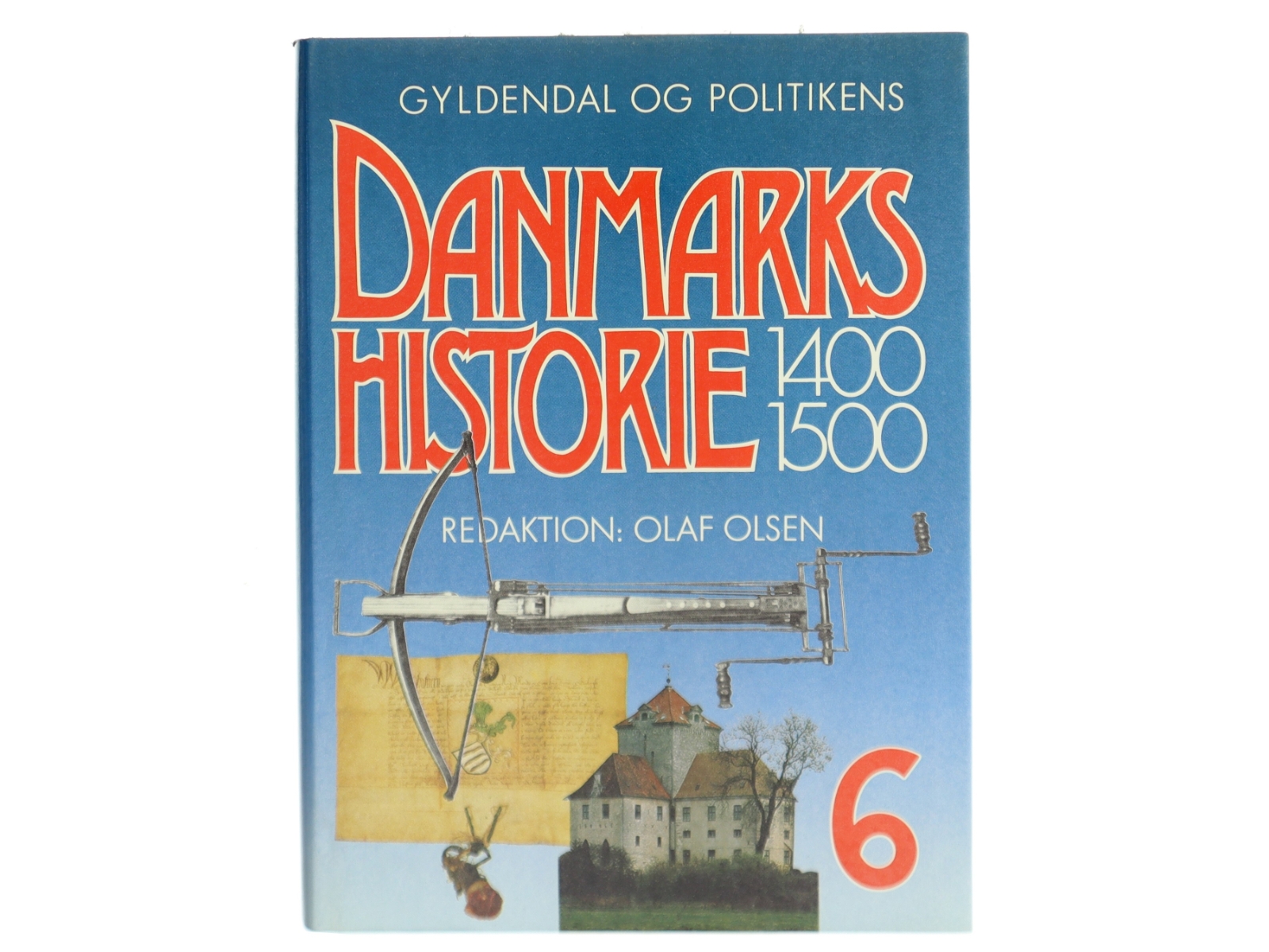 Danmarkshistorie 1400-1500 bog fra Gyldendal og Politikens