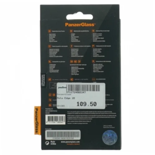 Beskyttelsesglas til motorola edge 20 fra Panzer Glass (str. 17 x 11 cm)