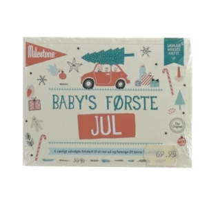 Babys første jul fotokort fra Milestone (str. 15 x 11 cm)