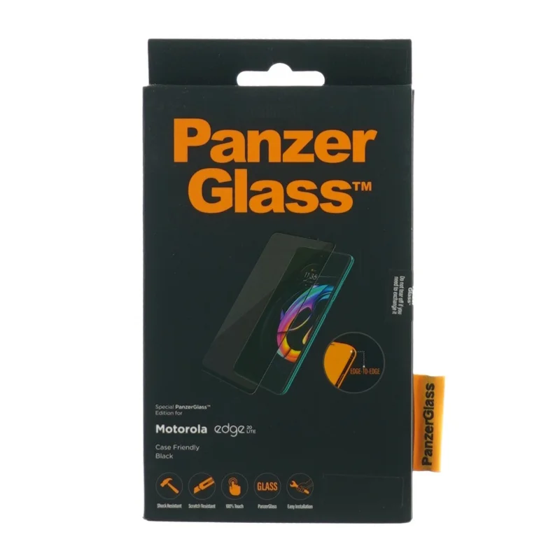 Beskyttelsesglas til motorola edge 20 light fra Panzer Glass (str. 17 x 11 cm)