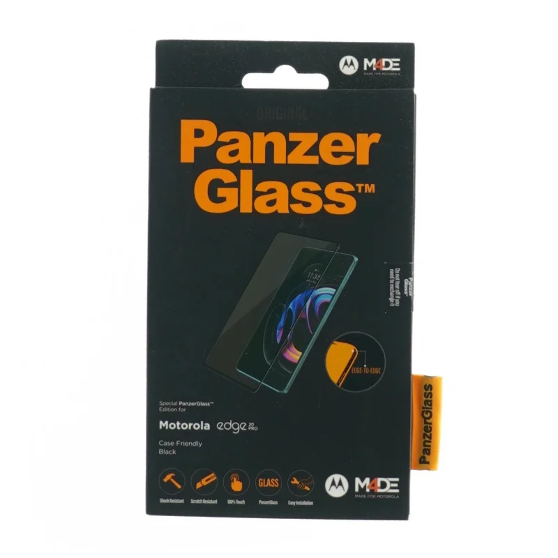Beskyttelsesglas til Motorola Edge fra PanzerGlass 