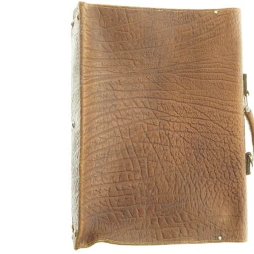 Læder taske (str. 48 x 37 cm)