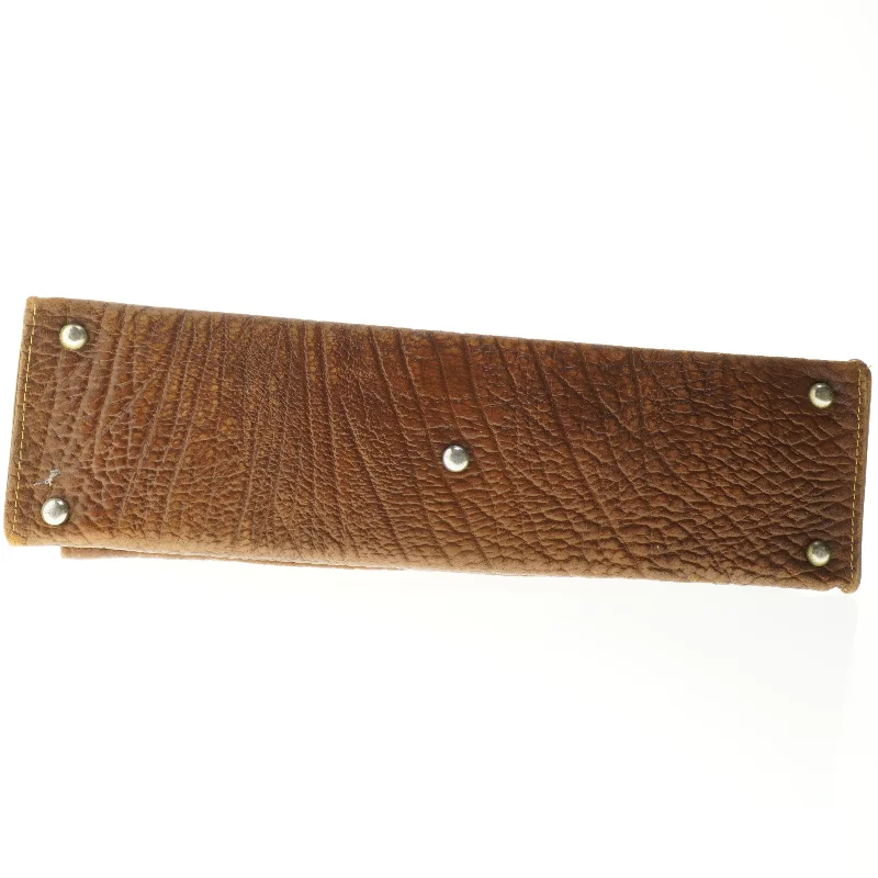 Læder taske (str. 48 x 37 cm)