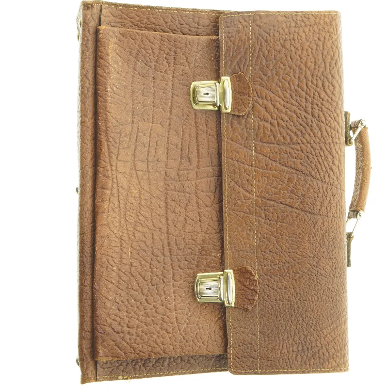 Læder taske (str. 48 x 37 cm)