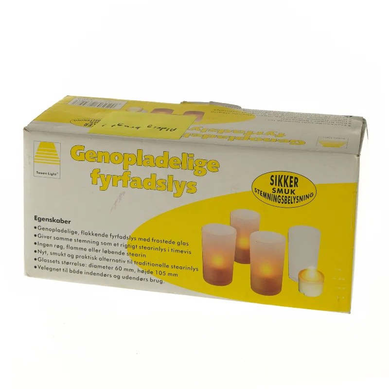 Genopladelige fyrfadslys