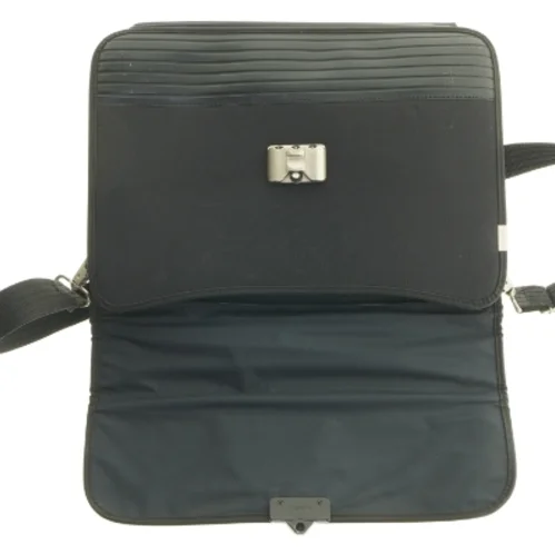 Sort skuldertaske (str. 41 x 32 cm)