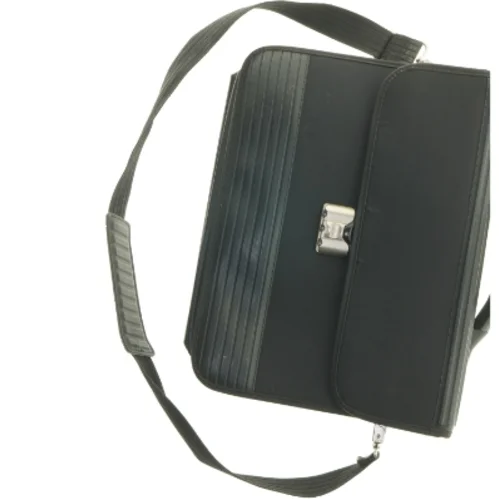 Sort skuldertaske (str. 41 x 32 cm)