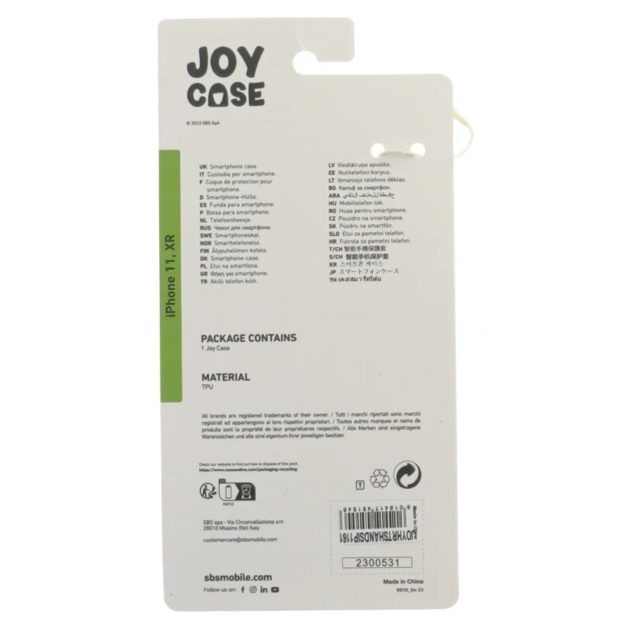 iPhone 11 XR Joy Case fra Joy (str. 15x8 cm)
