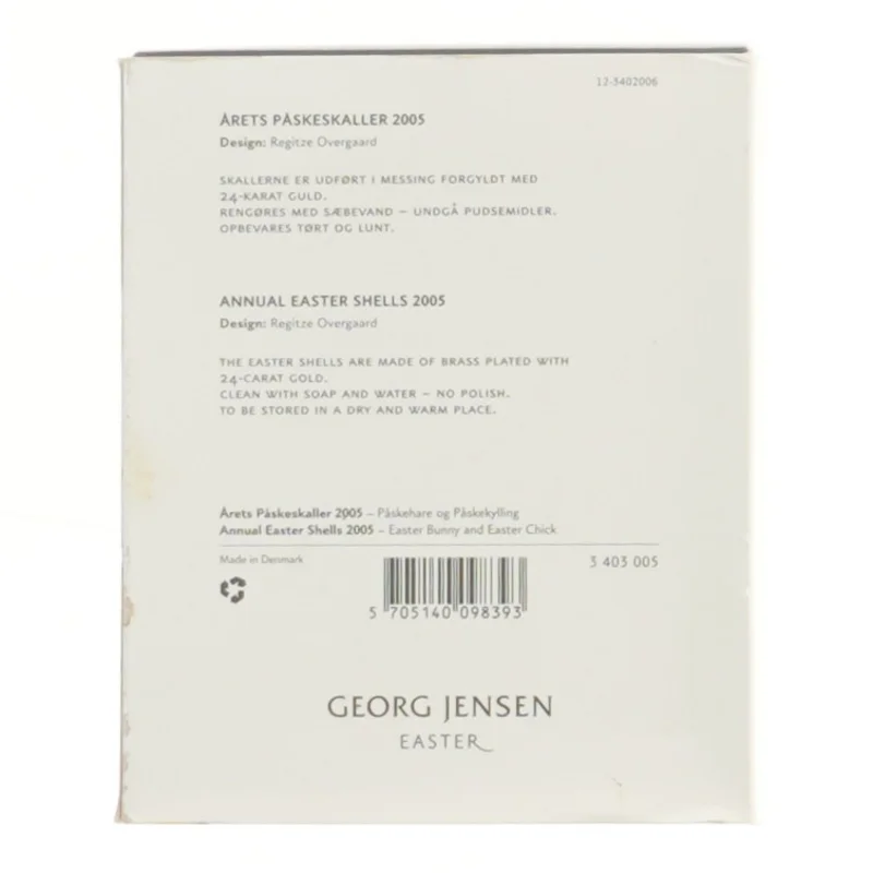 Georg Jensen påskeophæng fra Georg Jensen (str. 6 cm)