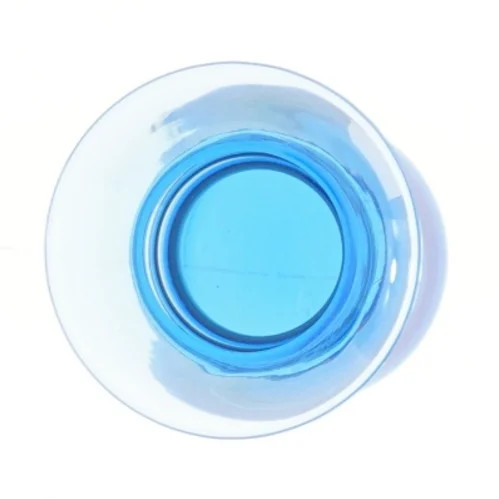 Blå glasvase fra Royal Copenhagen fra Royal Copenhagen (str. 16,5 cm)