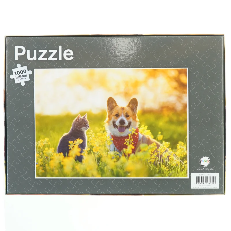 Puslespil med 1000 brikker (str. 1000 brikker)
