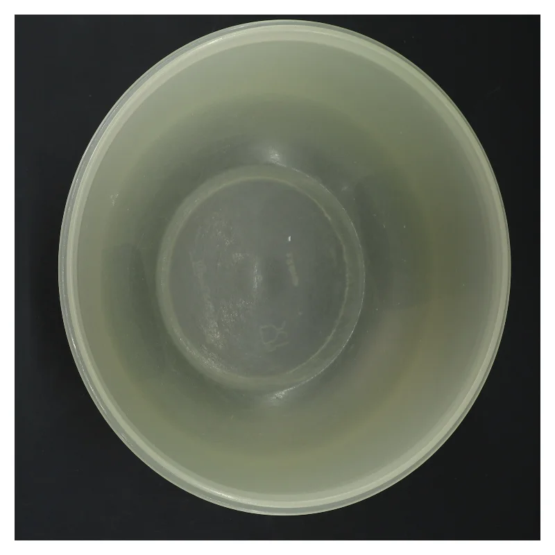 Rund plastbeholder med låg fra Tupperware (str. Ø 20 cm, 14 cm)