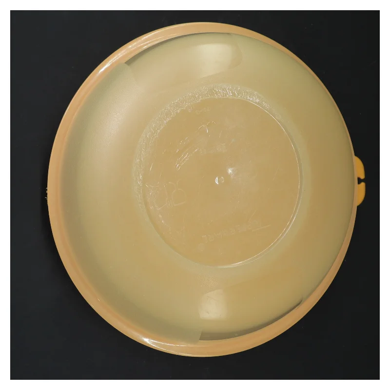 Rund plastbeholder med låg fra Tupperware (str. Ø 20 cm, 14 cm)