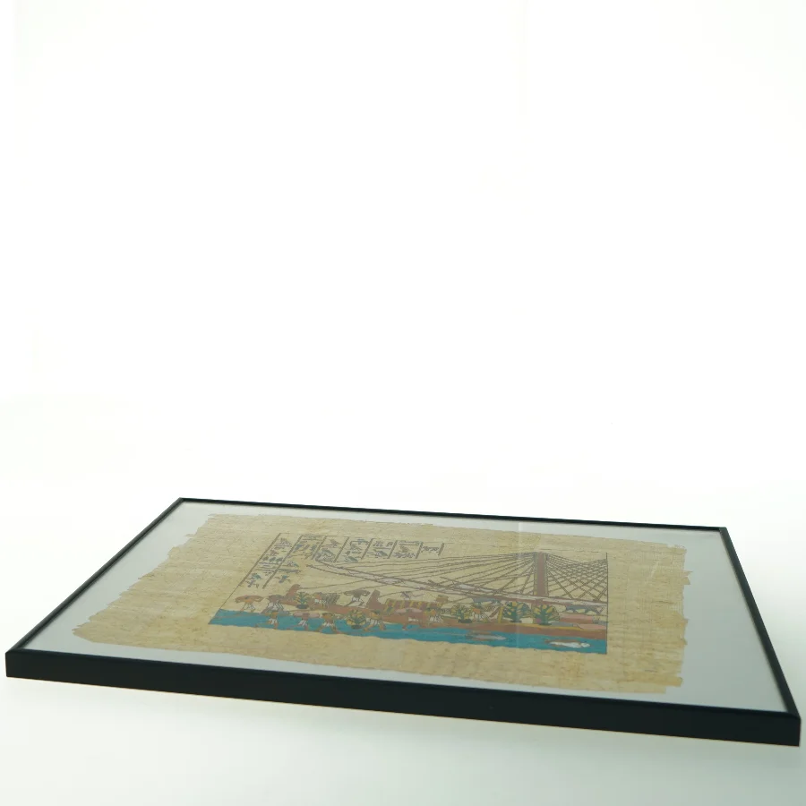 Inrammet egyptisk maleri (str. 40x30 cm)