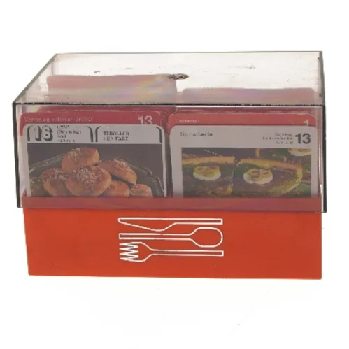 Opskriftkort i boks (str. 22x14,5 cm) (Bog)