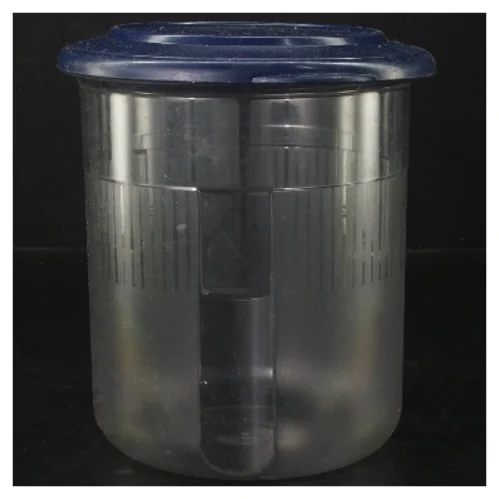 Plastikbøtte med låg fra Tupperware (str. 16 cm)