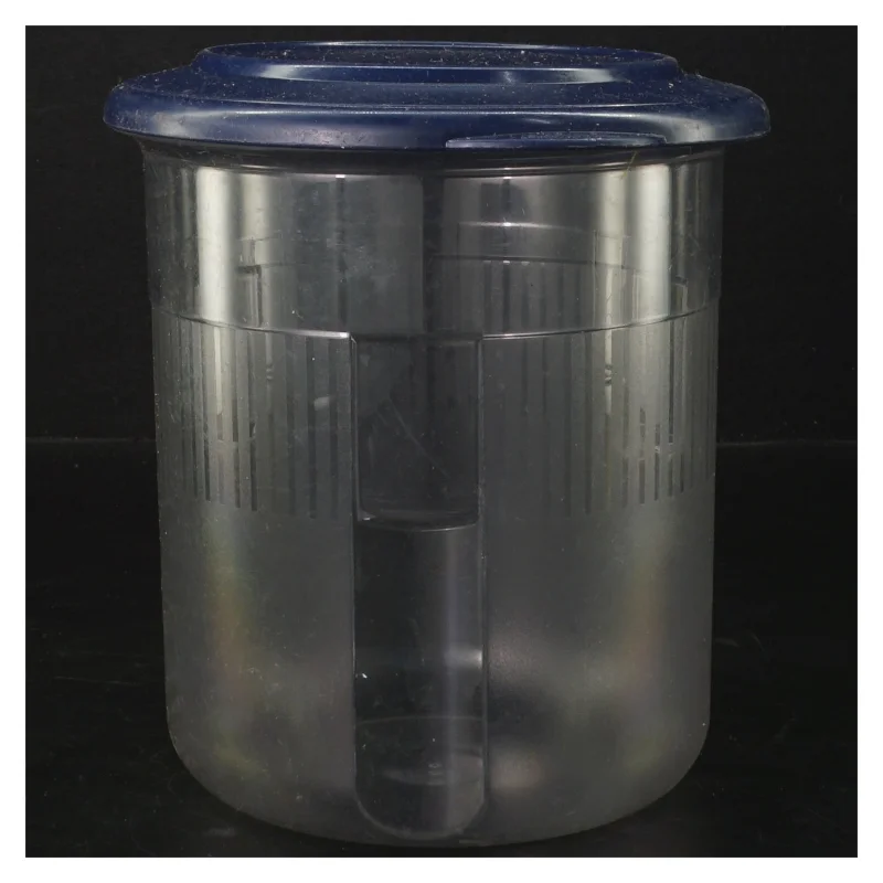Plastikbøtte med låg fra Tupperware (str. 16 cm)