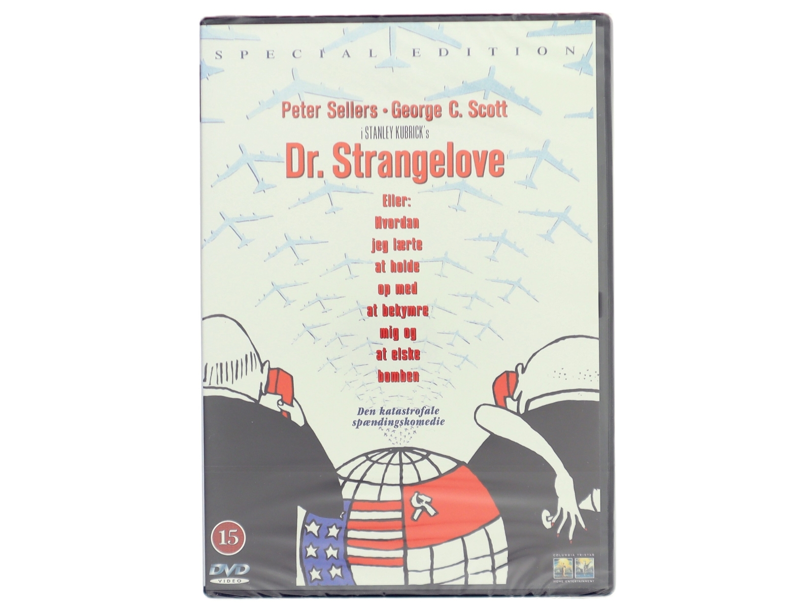 Dr. Strangelove Or: How I Learned to Stop Worrying and Love the Bomb med Peter Sellers (DVD)