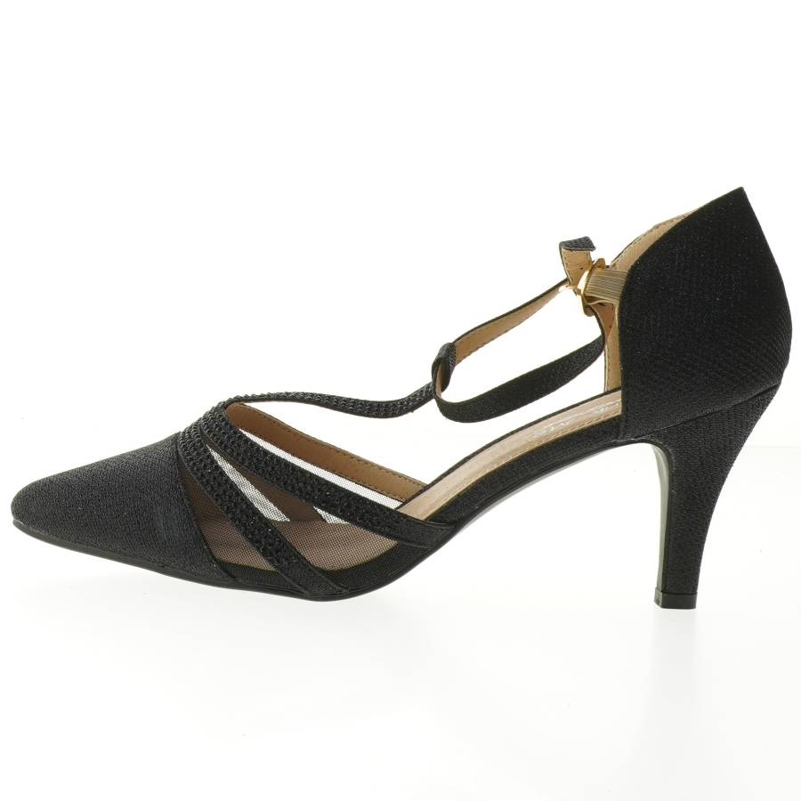 Sort stilletto hæl sko str. 41 fra Chink-Me (str. 41 )