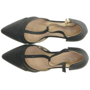 Sort stilletto hæl sko str. 41 fra Chink-Me (str. 41 )