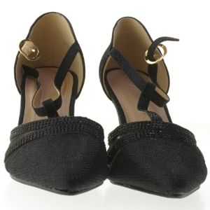 Sort stilletto hæl sko str. 41 fra Chink-Me (str. 41 )