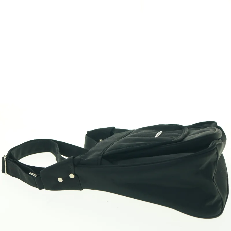 Sort crossover taske fra M. G. Fashion (str. 31 x 22 cm)