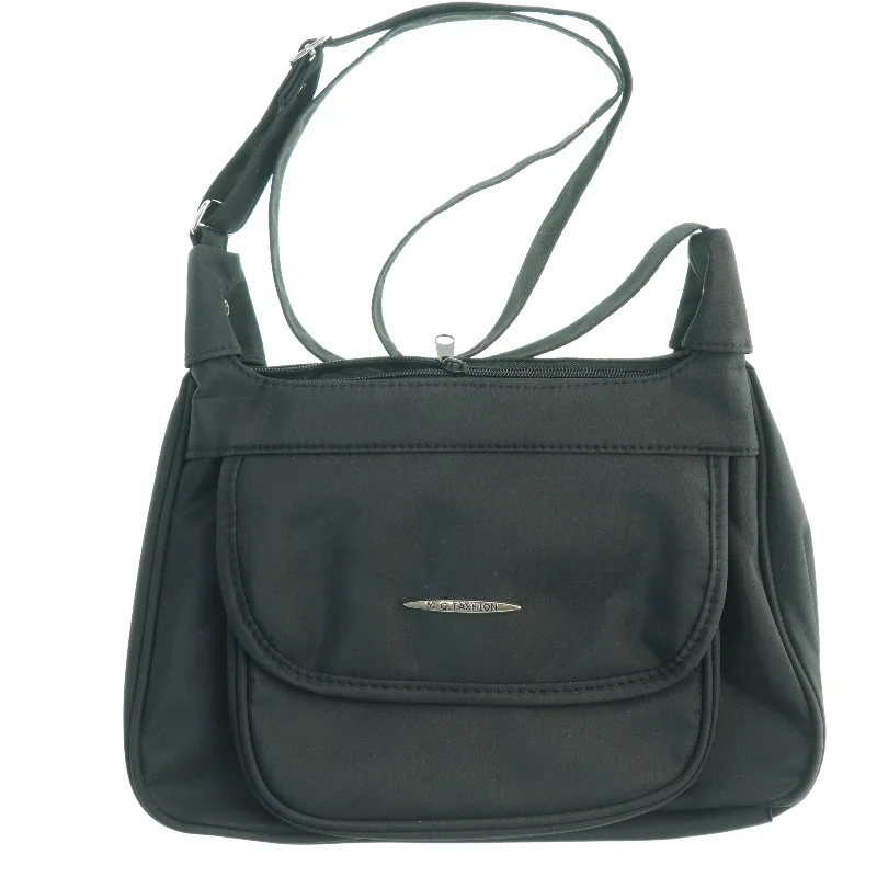 Sort crossover taske fra M. G. Fashion (str. 31 x 22 cm)