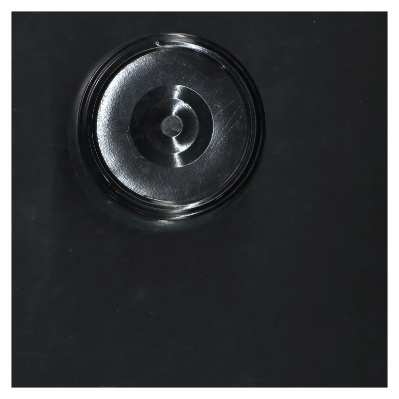 Glaskrukke med låg (str. 10x9,5 cm)