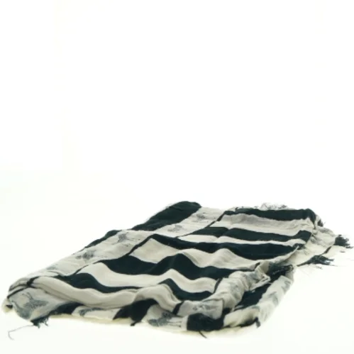Sort-hvid bomuldssjal fra Zara med zebra mønster (str. 1 x 2 m)
