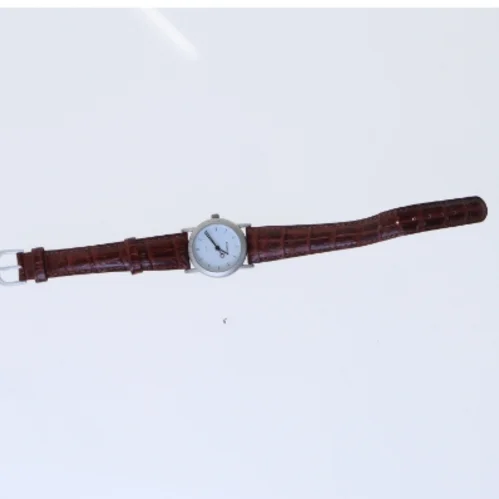 Armbåndsur med læderrem (str. 25 mm)