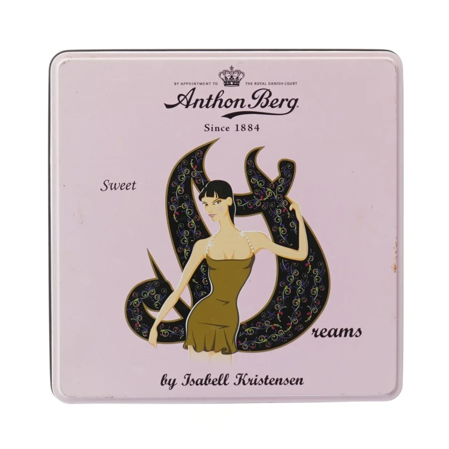  Anthon Berg chokolade æske (str. 20,5x20,5 cm)