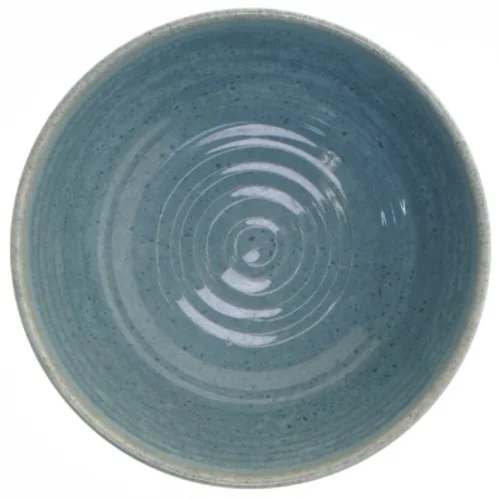Rund blå skål fra Sundream (str. Ø 15 cm)