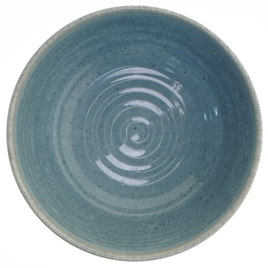 Rund blå skål fra Sundream (str. Ø 15 cm)