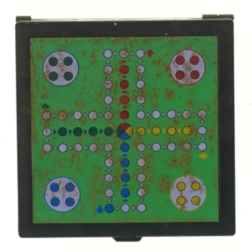 Rejsespil: Backgammon, Ludo, og Kinesisk skak (str. 15x15 cm)