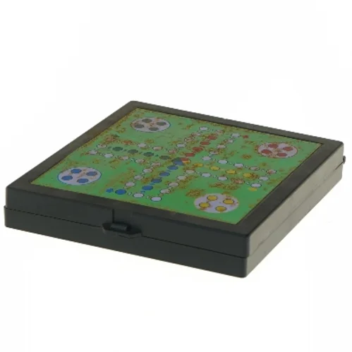 Rejsespil: Backgammon, Ludo, og Kinesisk skak (str. 15x15 cm)