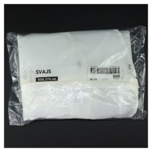 Hvid tøjovertræk (model Svajs) fra IKEA