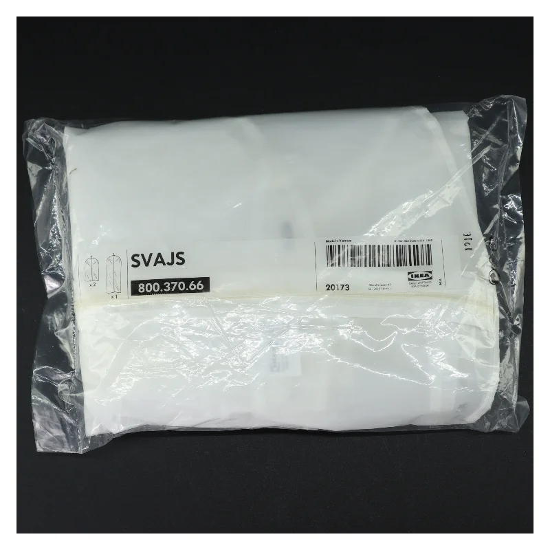 Hvid tøjovertræk (model Svajs) fra IKEA