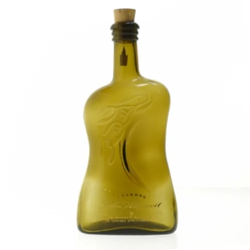 Jule Akvavit flaske fra Aalborg (str. 27,5 cm)