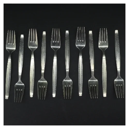 Sæt af rustfrit stål gafler