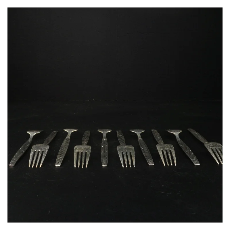 Sæt af rustfrit stål gafler