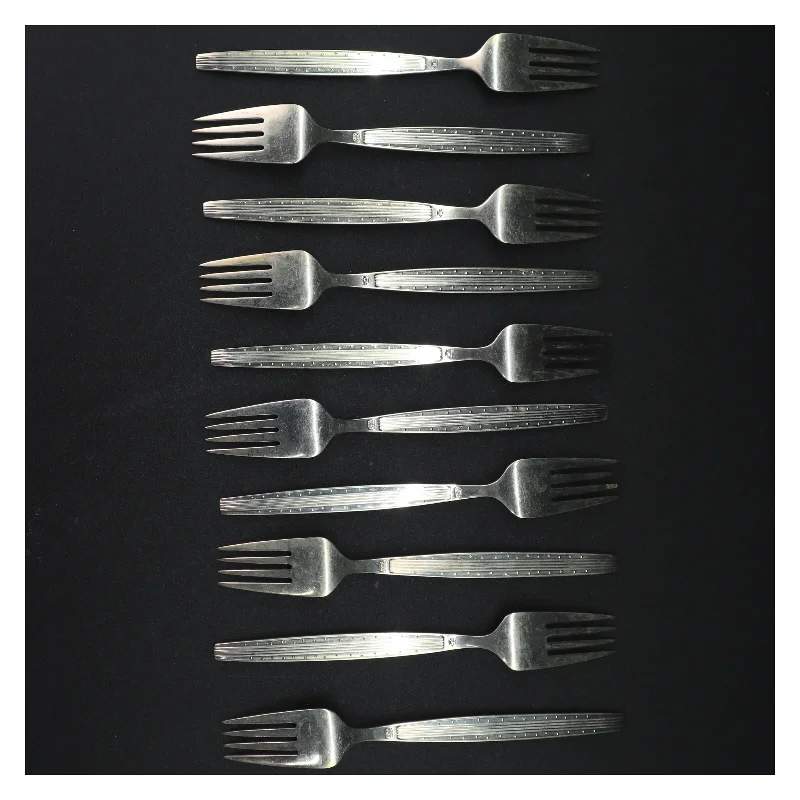 Sæt af rustfrit stål gafler