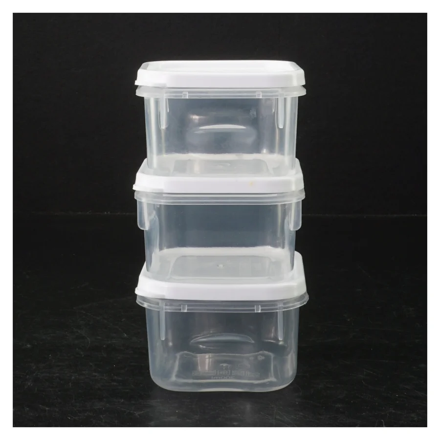 Plastik opbevaringsbokse (str. 200 ml)