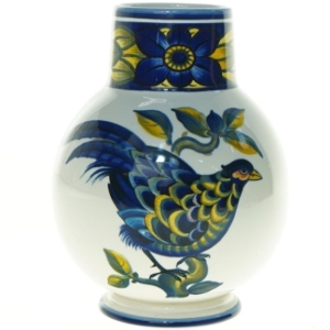 Royal Copenhagen Blue Pheasant Vase fra Royal Copenhagen (str. 20 x 16 cm)