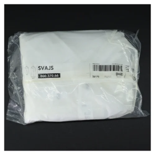 Hvid tøjovertræk (model Svajs) fra IKEA