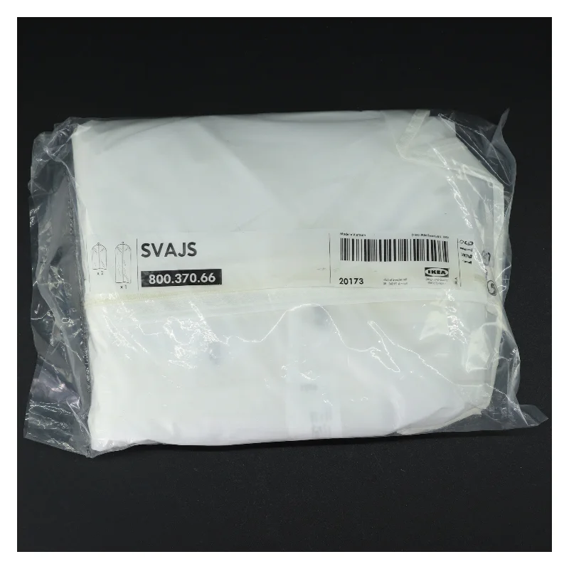 Hvid tøjovertræk (model Svajs) fra IKEA